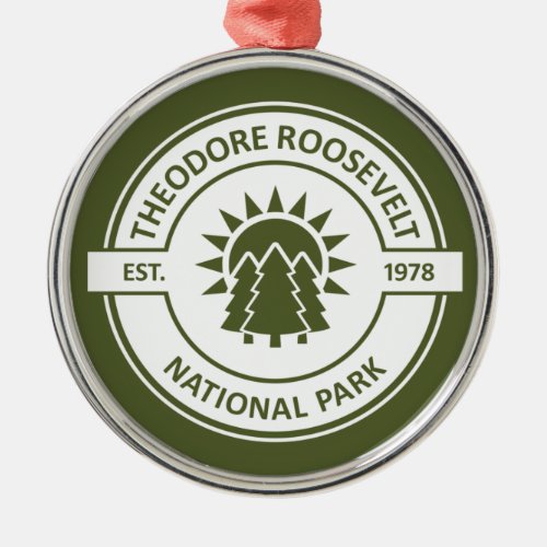 Theodore Roosevelt National Park Metal Ornament