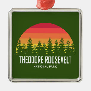 Theodore Roosevelt National Park Metal Ornament