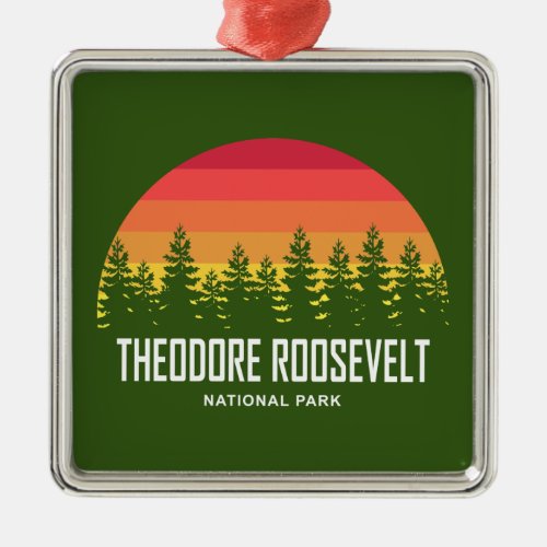 Theodore Roosevelt National Park Metal Ornament
