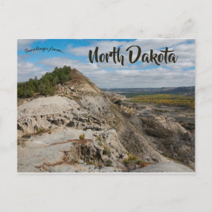 Theodore Roosevelt National Park North Dakota Postcard