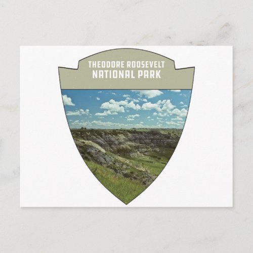 Theodore Roosevelt National Park North Dakota Postcard