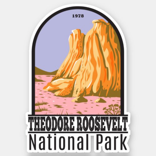 Theodore Roosevelt National Park North Dakota Sticker