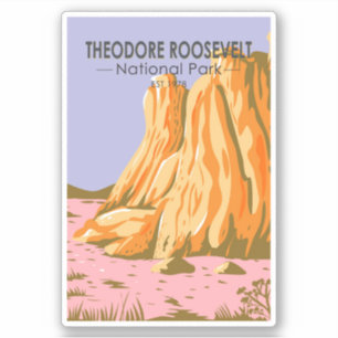 Theodore Roosevelt National Park North Dakota Sticker