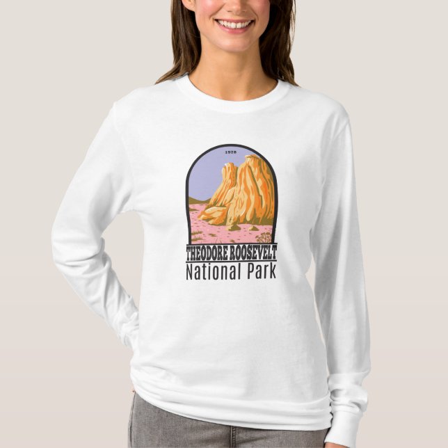 Theodore Roosevelt National Park North Dakota T-Shirt (Front)