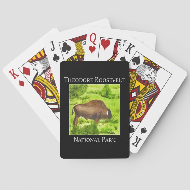 Theodore Roosevelt National Park  Poker Cards (Back)