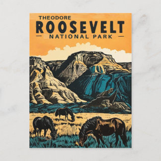Theodore Roosevelt National Park Postcard