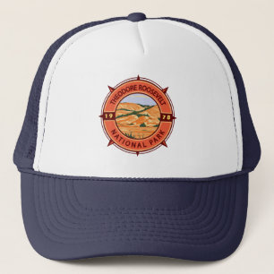 Theodore Roosevelt National Park Retro Compass Trucker Hat