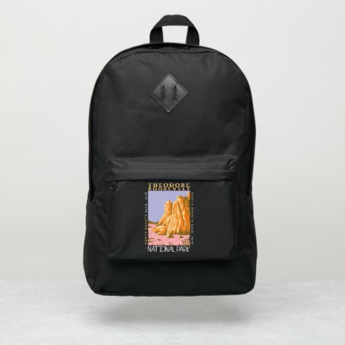 Theodore Roosevelt National Park Retro Distressed Port Authority Backpack