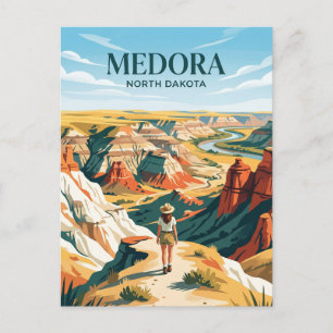 Theodore Roosevelt National Park USA Postcard