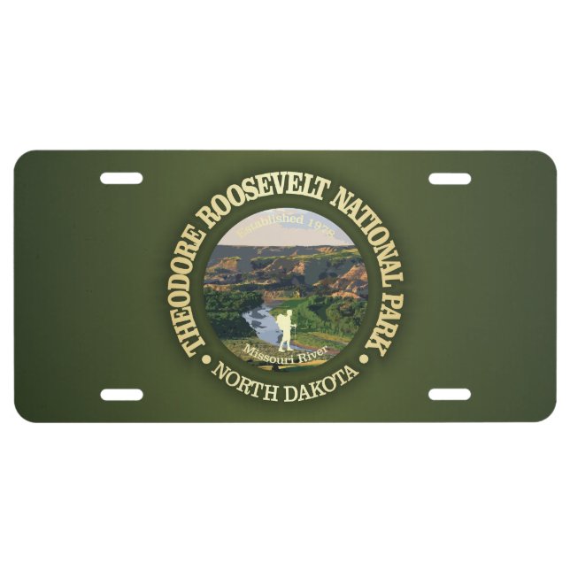 Theodore Roosevelt NP2 License Plate (Front)