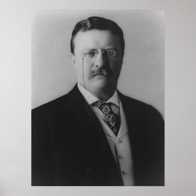 Theodore Roosevelt Portrait Poster (Front)