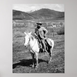 Theodore Roosevelt Returning From A Bear Hunt Poster