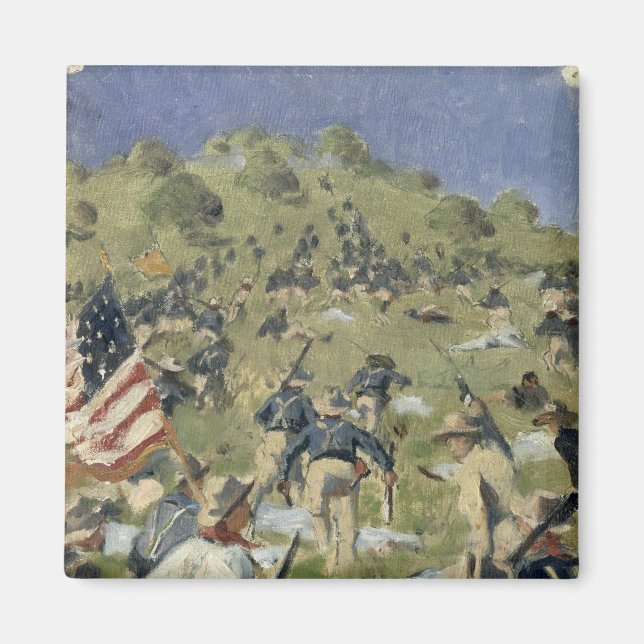 Theodore Roosevelt taking the Saint Juan Magnet (Front)