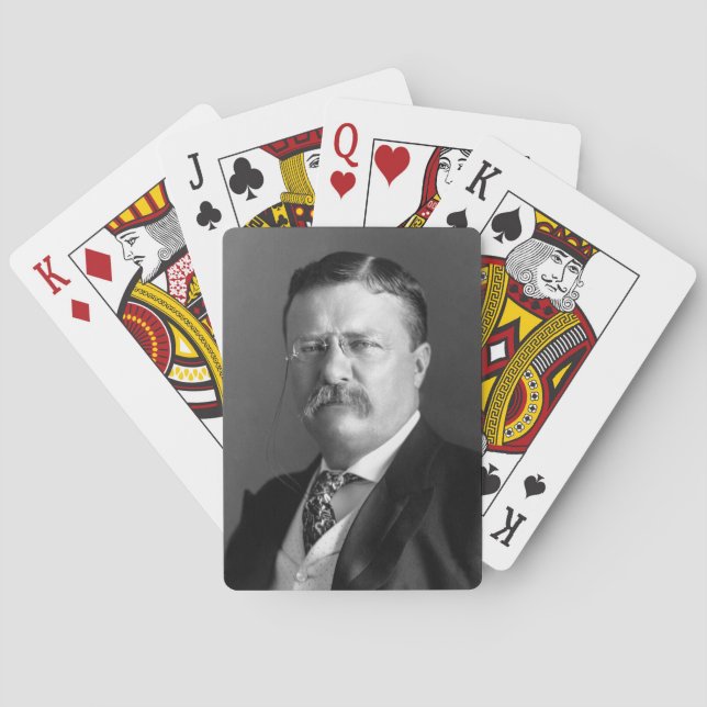 Theodore Roosevelt Teddy President Republican Poker Cards (Back)
