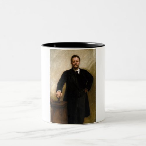 Theodore Roosevelt Two_Tone Coffee Mug