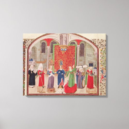 Theological and Cardinal Virtues Canvas Print