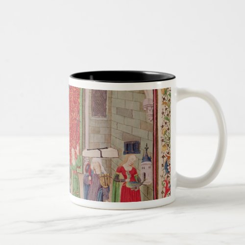 Theological and Cardinal Virtues Two_Tone Coffee Mug