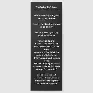 Theological Terms Bookmarks