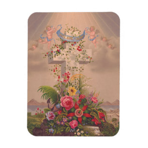 Theological virtues Faith, Hope and Charity Magnet