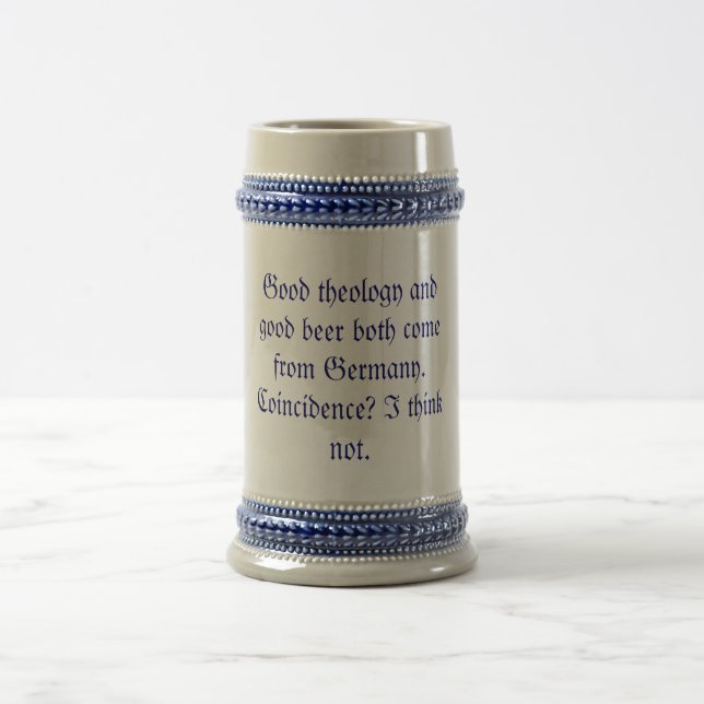 Theology and Beer... Beer Stein (Center)