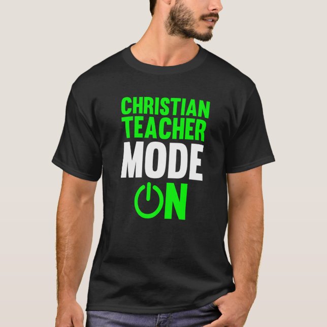 Theology Christianity Bible Study  Christian Teach T-Shirt (Front)