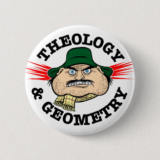 Theology & Geometry Pinback Button