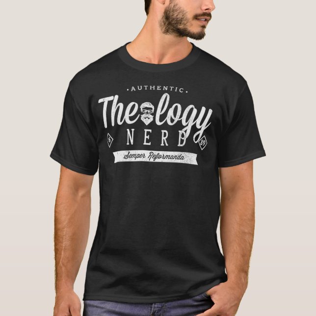 Theology Nerd 1689 Reformed Christian  T-Shirt (Front)