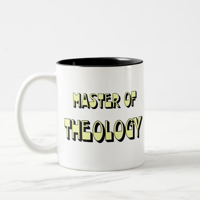 Theology Two-Tone Coffee Mug (Left)