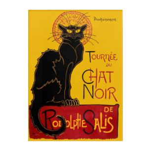 Theophile Steinlen - Le Chat Noir Vintage Acrylic Print