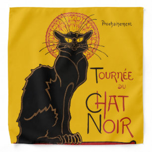 Theophile Steinlen - Le Chat Noir Vintage Bandana