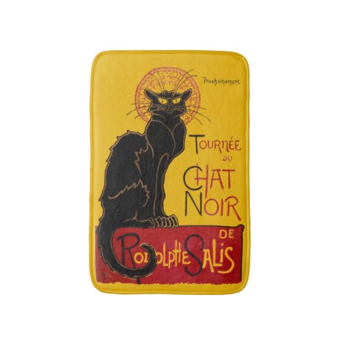 Theophile Steinlen _ Le Chat Noir Vintage Bath Mat