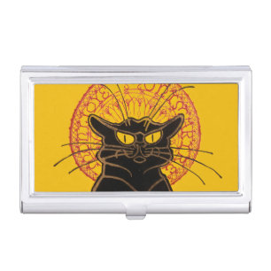 Theophile Steinlen - Le Chat Noir Vintage Business Card Case