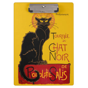 Theophile Steinlen - Le Chat Noir Vintage Clipboard