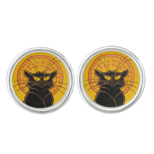 Theophile Steinlen - Le Chat Noir Vintage Cufflinks