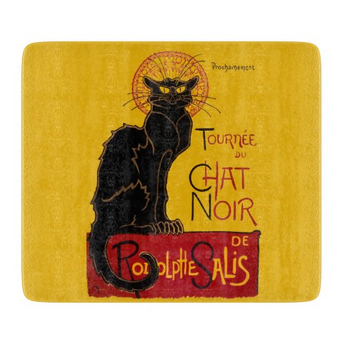 Theophile Steinlen _ Le Chat Noir Vintage Cutting Board