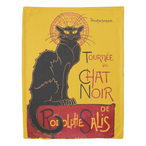 Theophile Steinlen _ Le Chat Noir Vintage Duvet Cover