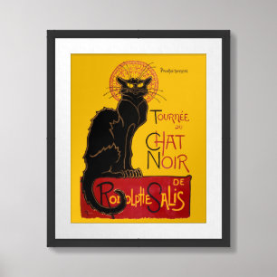 Theophile Steinlen - Le Chat Noir Vintage Framed Art