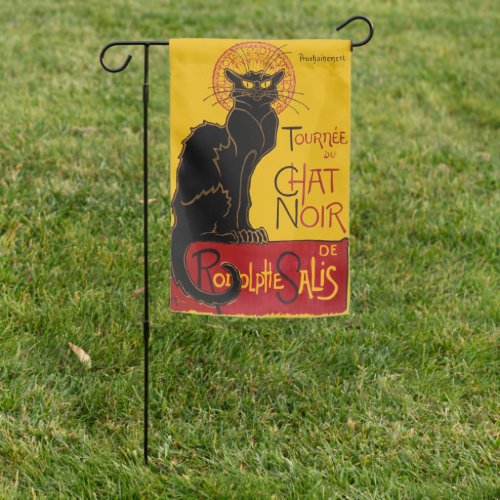 Theophile Steinlen _ Le Chat Noir Vintage Garden Flag