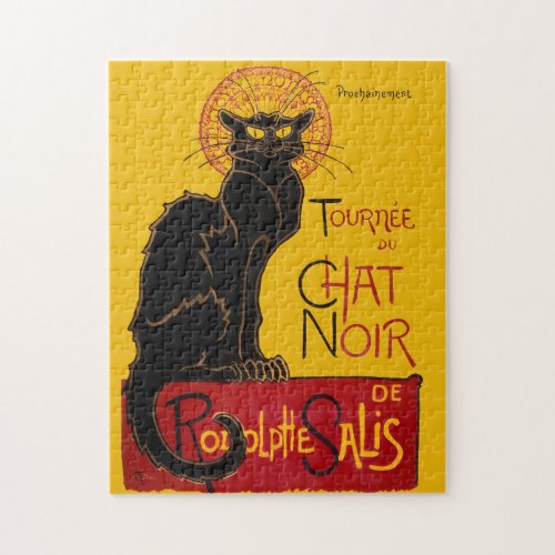 Theophile Steinlen _ Le Chat Noir Vintage Jigsaw Puzzle