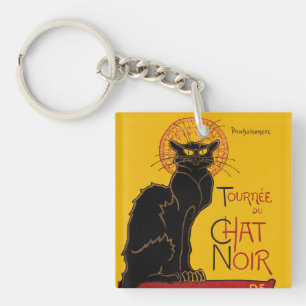 Theophile Steinlen - Le Chat Noir Vintage Keychain