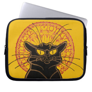 Theophile Steinlen - Le Chat Noir Vintage Laptop Sleeve