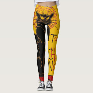 Theophile Steinlen - Le Chat Noir Vintage Leggings