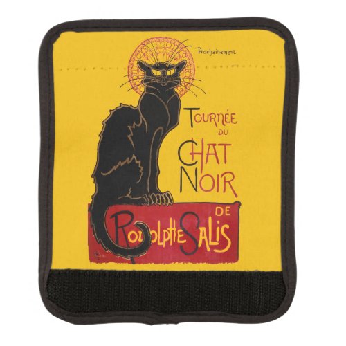 Theophile Steinlen _ Le Chat Noir Vintage Luggage Handle Wrap