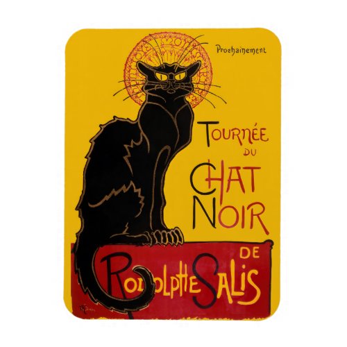 Theophile Steinlen _ Le Chat Noir Vintage Magnet