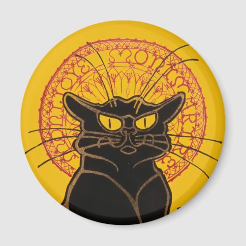 Theophile Steinlen _ Le Chat Noir Vintage Magnet