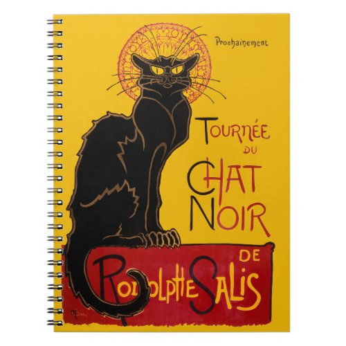 Theophile Steinlen _ Le Chat Noir Vintage Notebook
