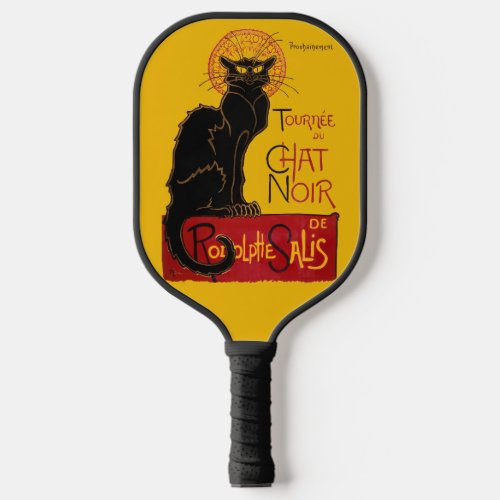 Theophile Steinlen _ Le Chat Noir Vintage Pickleball Paddle