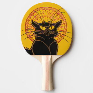 Theophile Steinlen - Le Chat Noir Vintage Ping Pong Paddle