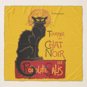 Theophile Steinlen - Le Chat Noir Vintage Scarf