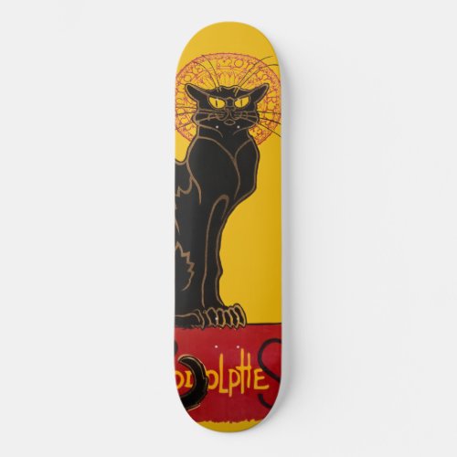 Theophile Steinlen _ Le Chat Noir Vintage Skateboard